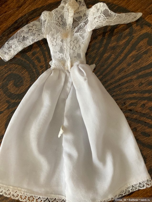Платье невесты для Барби винтаж (фото 4)