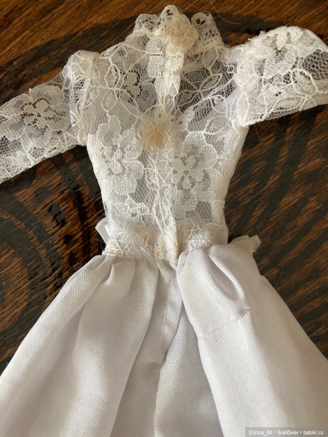 Платье невесты для Барби винтаж (фото 5)