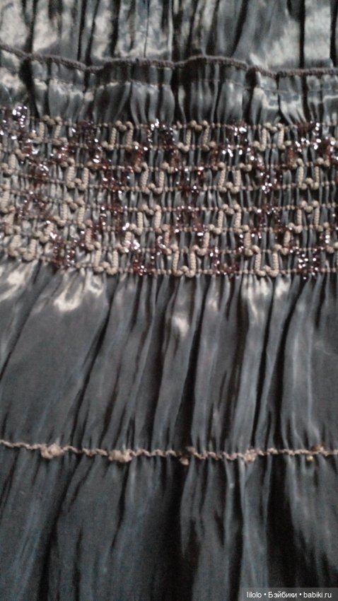 Часть юбки с оборками для кукольного рукоделия (фото 2)