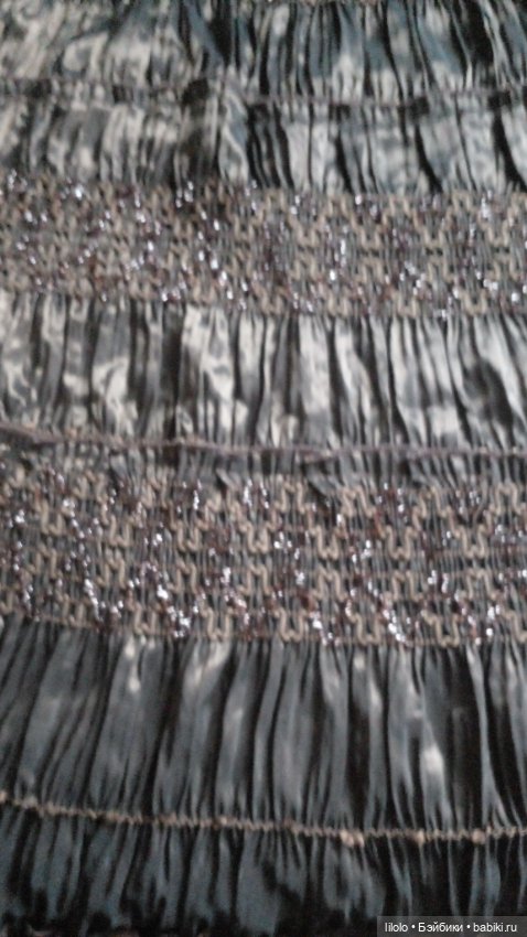 Часть юбки с оборками для кукольного рукоделия (фото 5)