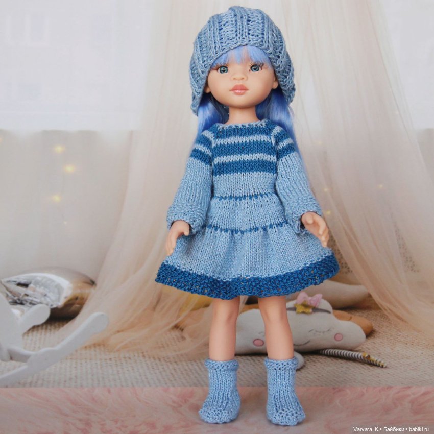 Комплект для Paola Reina 32 см, платье и сапожки, № 16 (фото 7)