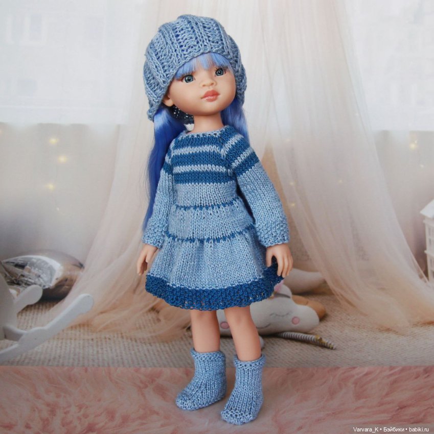 Комплект для Paola Reina 32 см, платье и сапожки, № 16 (фото 4)