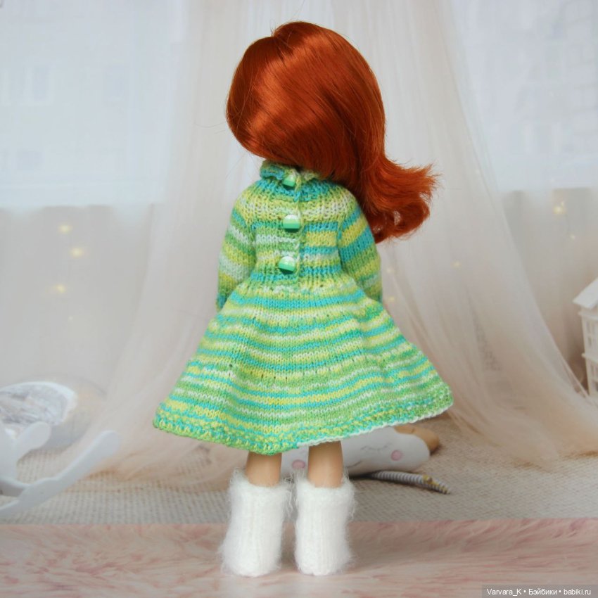 Комплект для Paola Reina 32 см, платье и сапожки, № 18 (фото 2)
