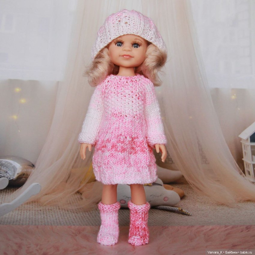 Комплект для Paola Reina 32 см, платье и сапожки, № 19 (фото 5)