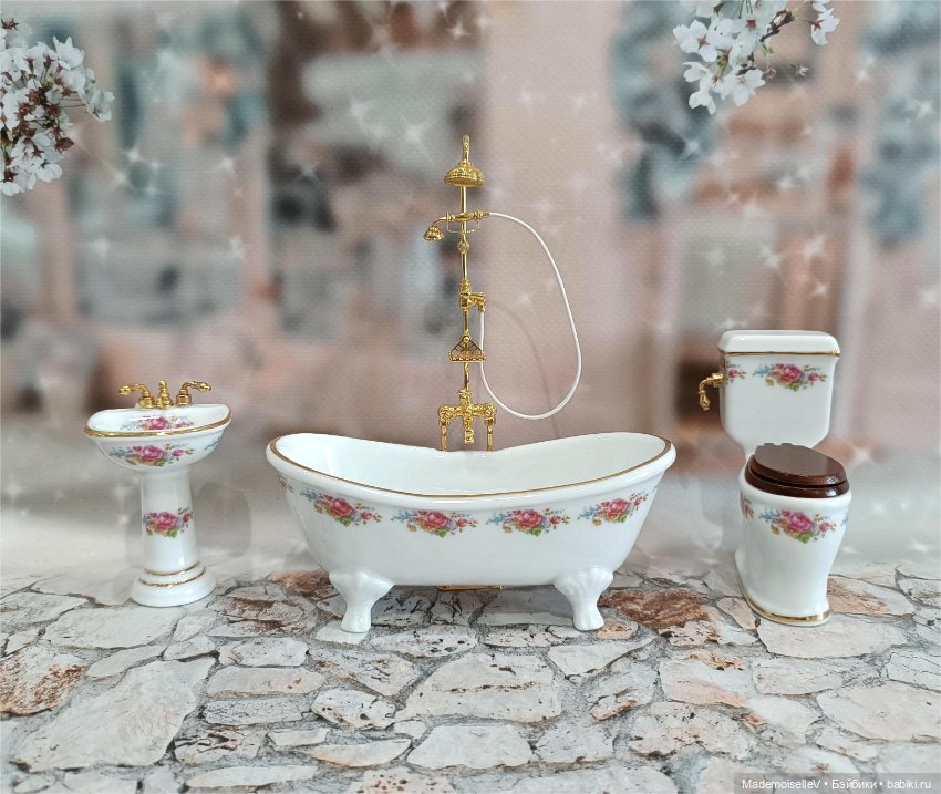 Ванная комната Dresden Rose от Reutter Porzellan (фото 2)