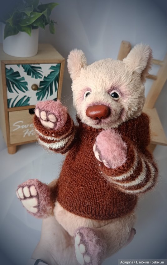 Мишка Мотя — Авторские игрушки (фото 7)