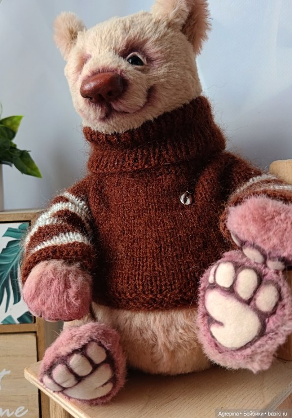 Мишка Мотя — Авторские игрушки (фото 4)