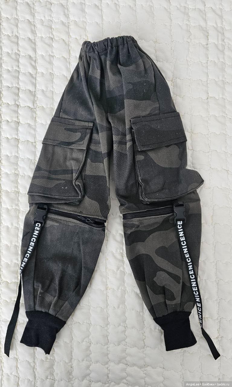 Штаны карго милитари для BJD 70 см (фото 2)