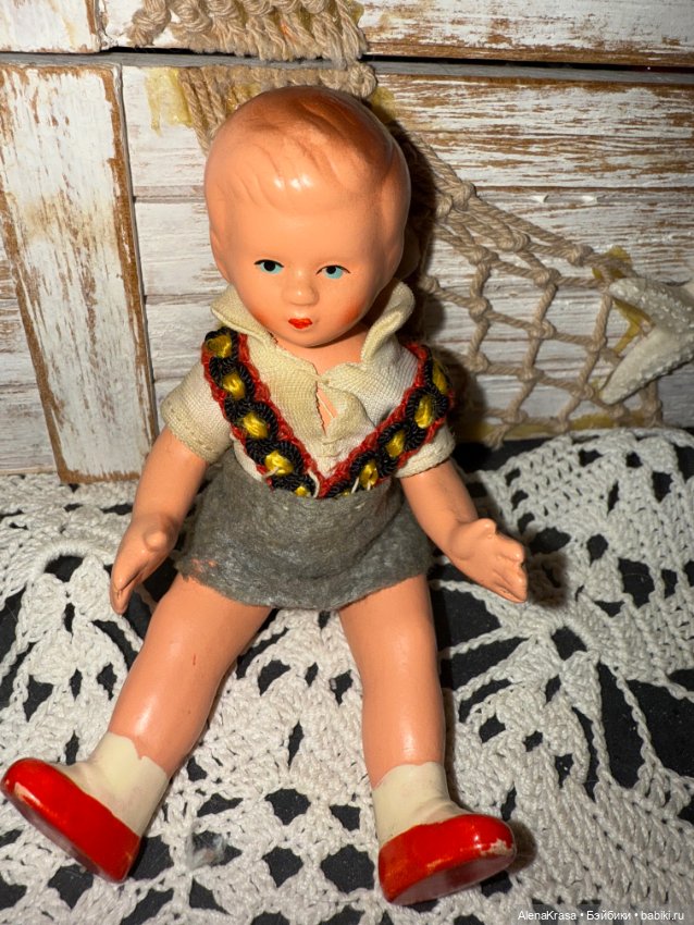 Пупсик Германия — Винтажные куклы и игрушки детства