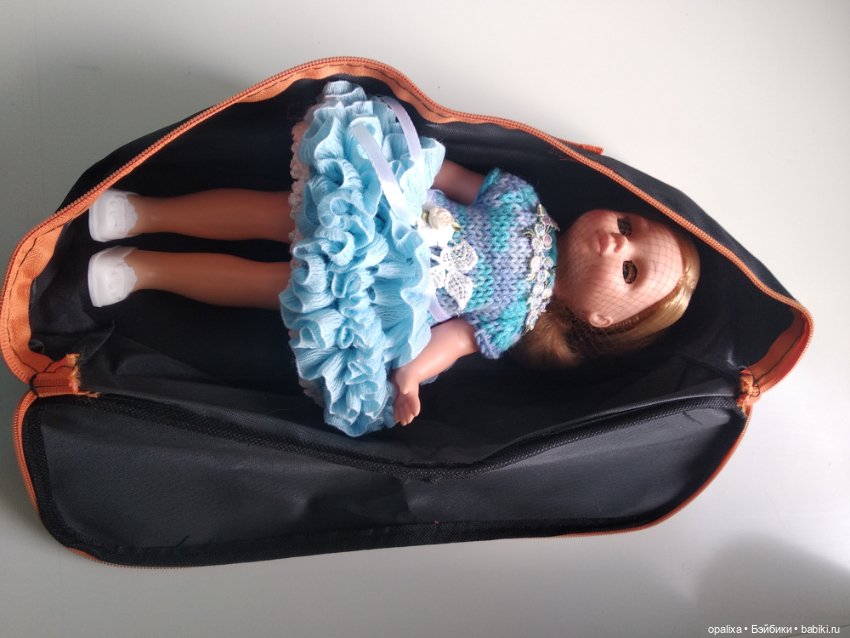 Сумка переноска для кукол 30 см (фото 5)