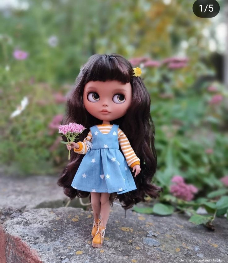 ООАК Блайз, темный тан — ООАК (кастом куклы) (фото 7)