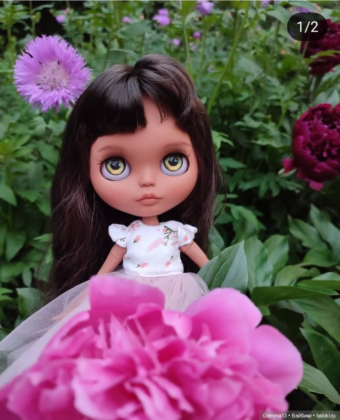 ООАК Блайз, темный тан — ООАК (кастом куклы) (фото 5)