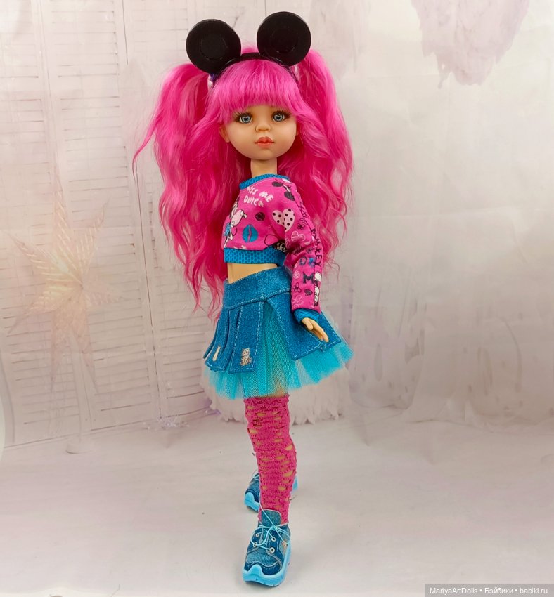 Кукла OOAK Paola Reina, Минни-Маус (фото 7)