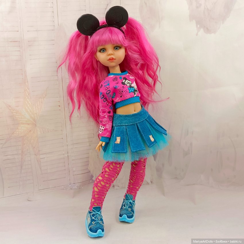 Кукла OOAK Paola Reina, Минни-Маус (фото 3)