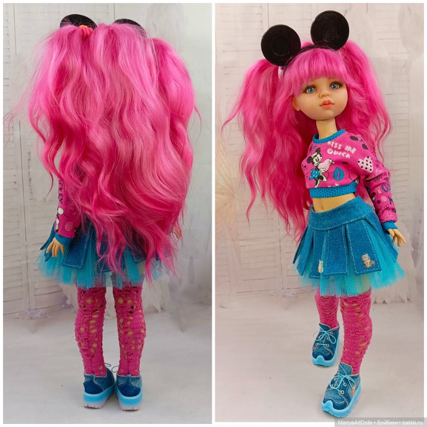 Кукла OOAK Paola Reina, Минни-Маус (фото 10)