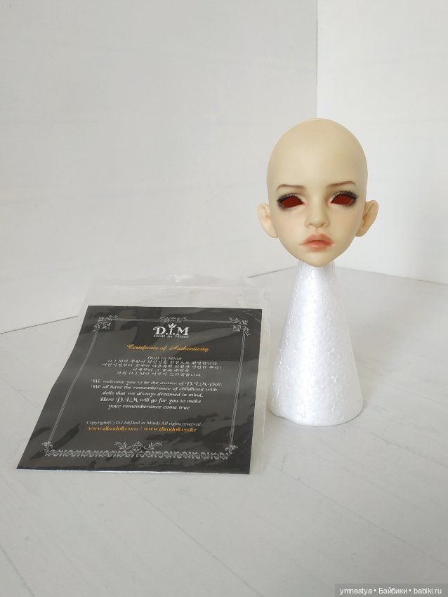 Голова бжд DIM Annabeth — Части кукол BJD