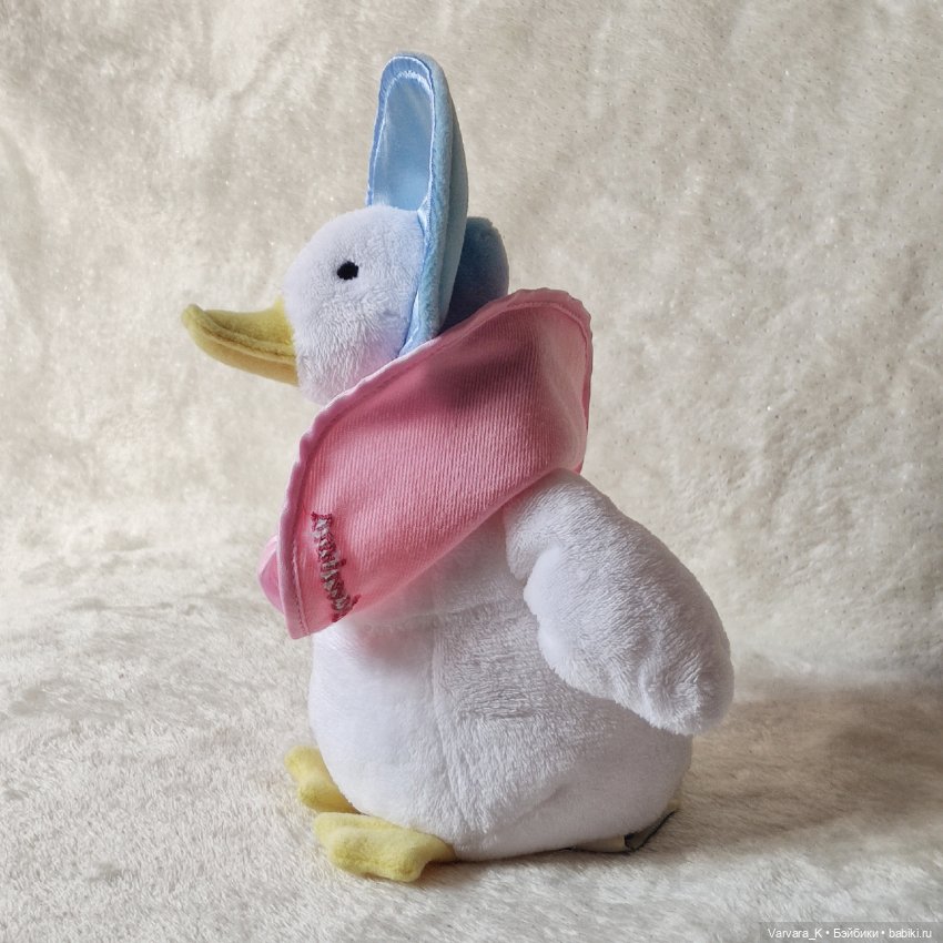 Мягкая игрушка плюшевая утка-дочка Джемайна, 22 см (фото 9)