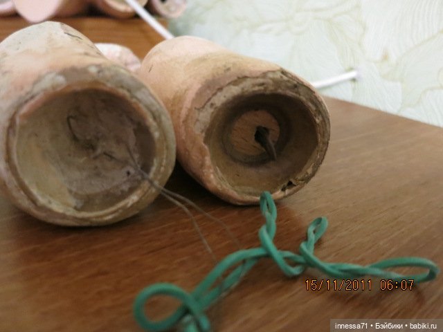 Антикварные парные голени для куклы (фото 2)