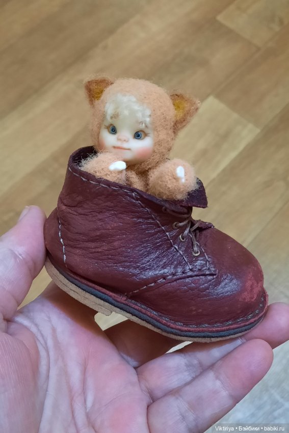 Котенок в ботинке — Авторские куклы (фото 4)