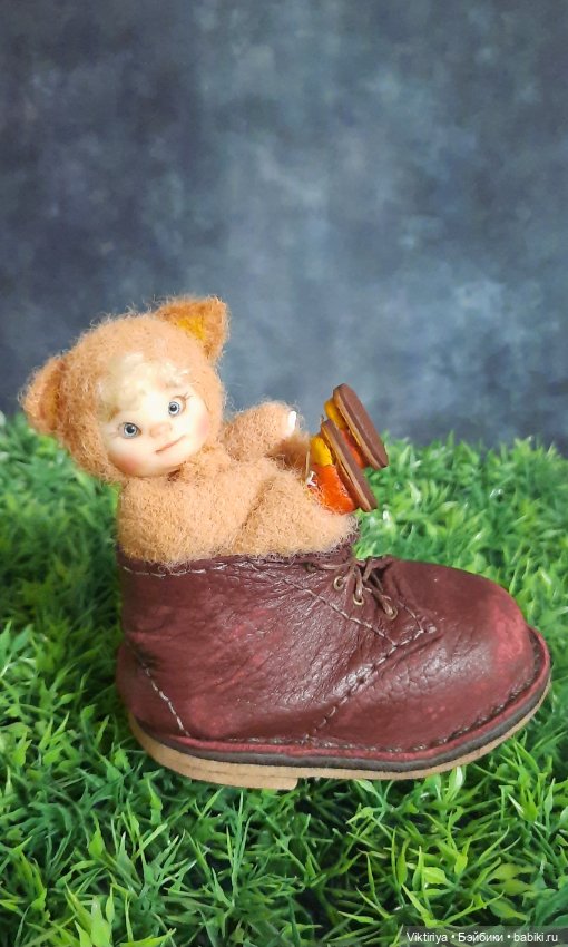 Котенок в ботинке — Авторские куклы (фото 8)