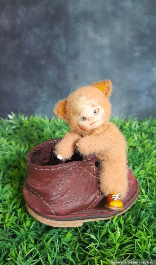 Котенок в ботинке — Авторские куклы (фото 7)