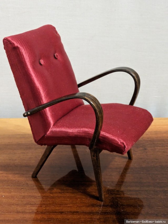 Кресло кукольное 1:6 (Integrity, momoko, barbie, mizi) (фото 3)