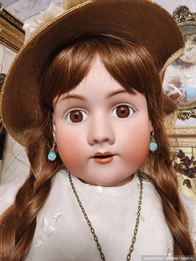 Большая антикварная кукла Хандверк, 79 см (фото 10)