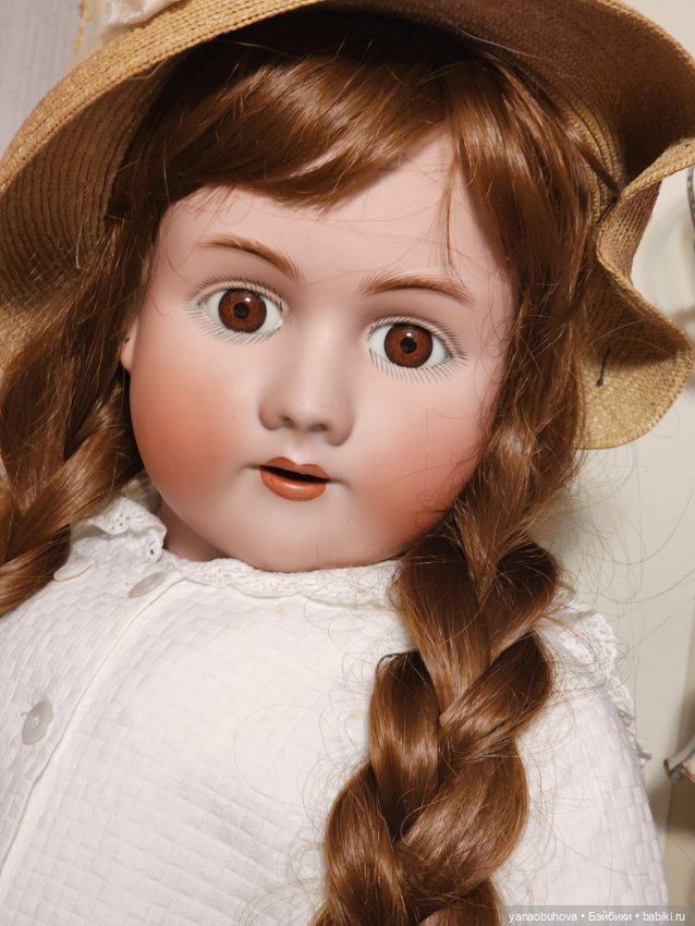 Большая антикварная кукла Хандверк, 79 см (фото 3)