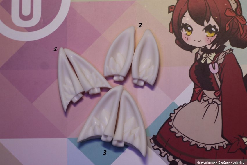 Допы для Ufdoll -уши, лица,фон, глаза (фото 5)