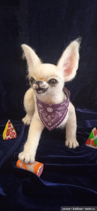 Игрушки -собаки из шерсти (фото 7)