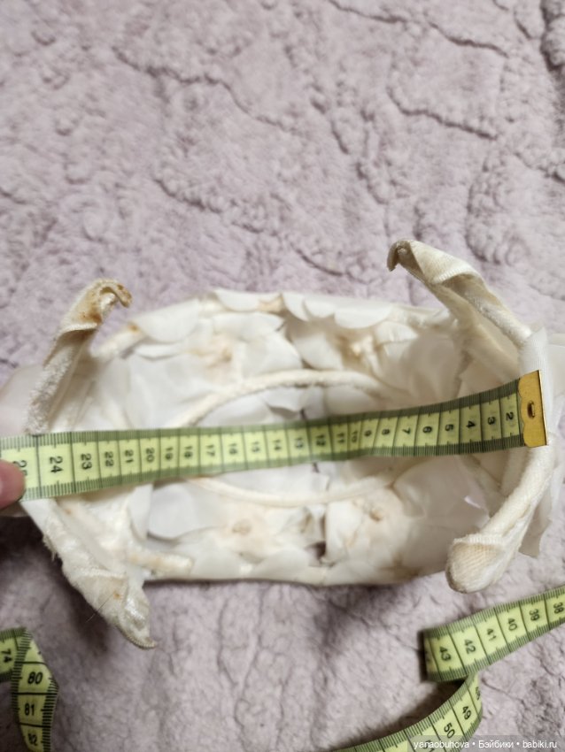 Шляпка винтажная для большой антикварной куклы (фото 4)