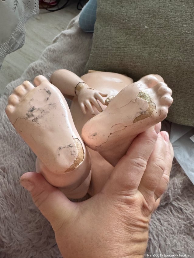 Антикварное французское тело тодлер (фото 5)