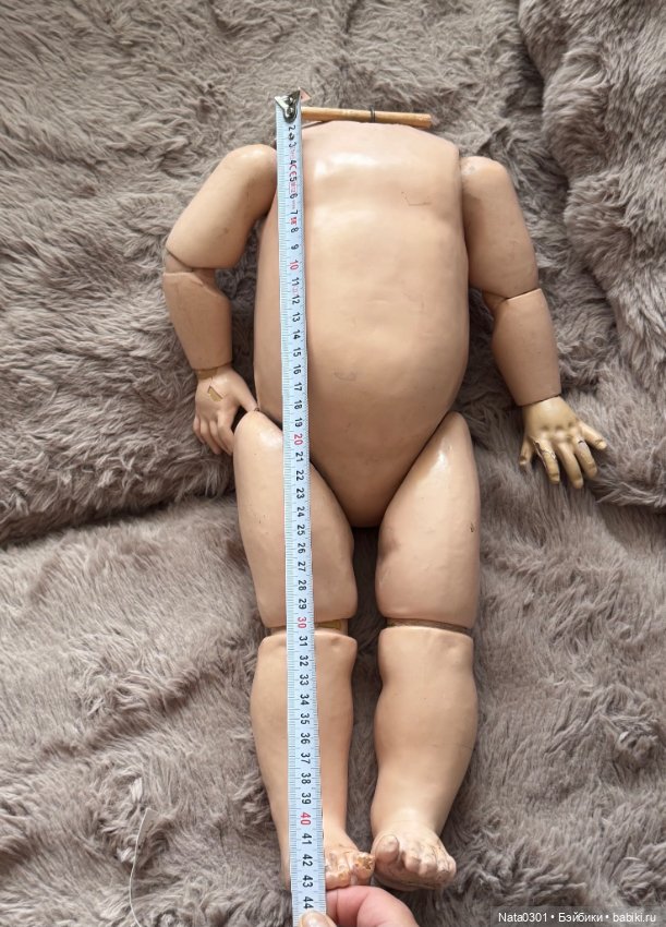 Антикварное французское тело тодлер