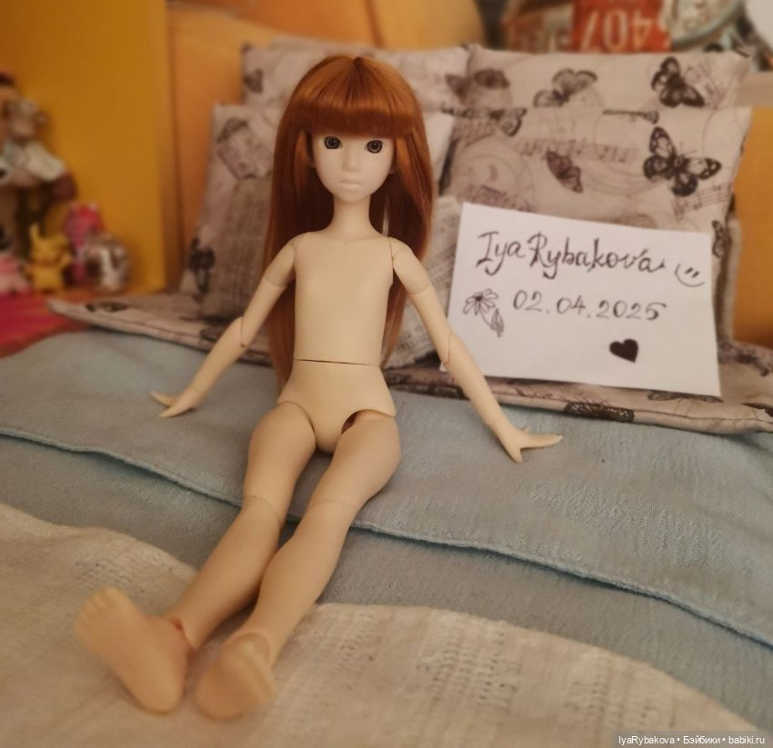 Гибрид Nano Haruka white — Шарнирные куклы (не BJD)