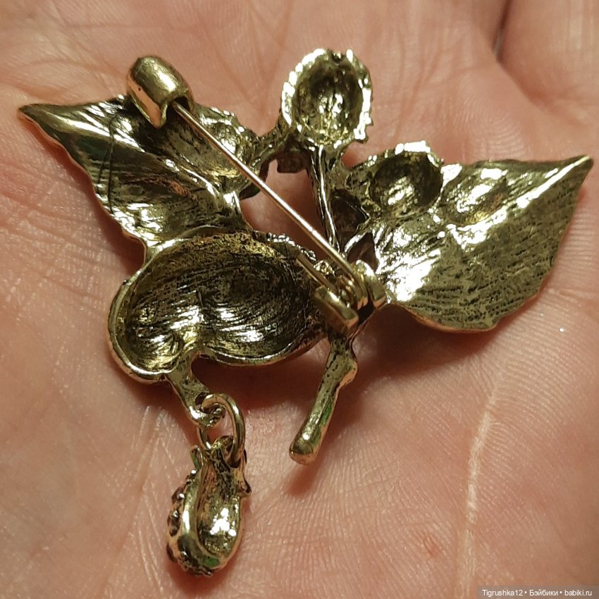 Брошь птичка на ветке — Украшения и очки для кукол (фото 6)