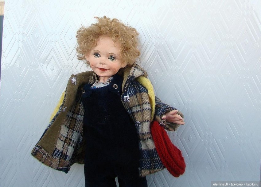 Женька. Интерьерная кукла (фото 4)
