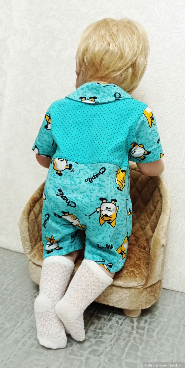 Песочник с лисичками для реборнов и кукол ростом 55-58 см (фото 3)