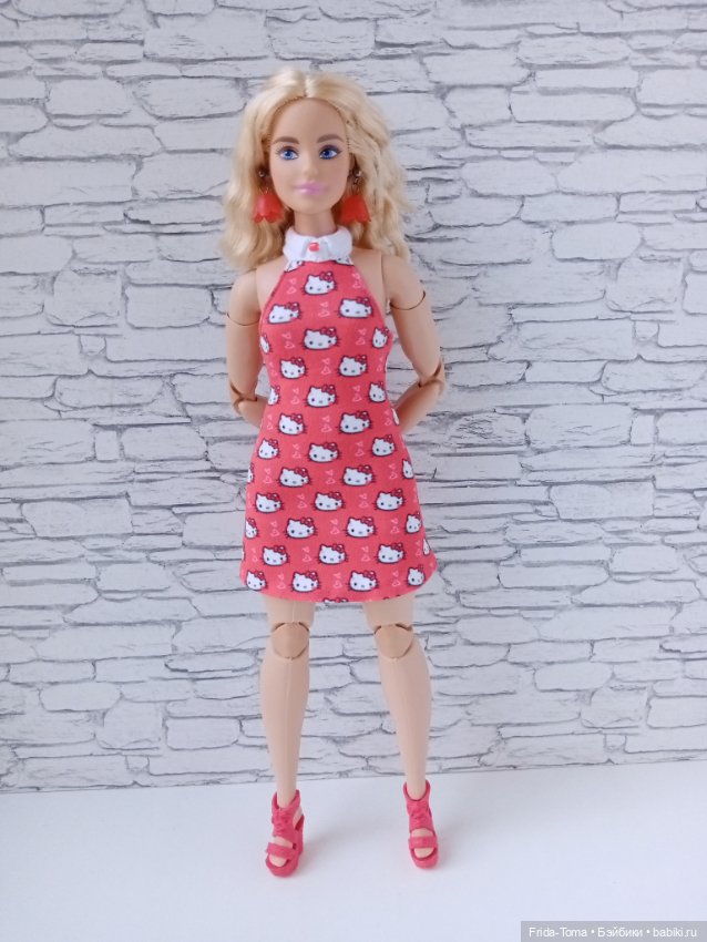 Платье Сарафан на Барби пышка и высокая хелло Китти (фото 5)