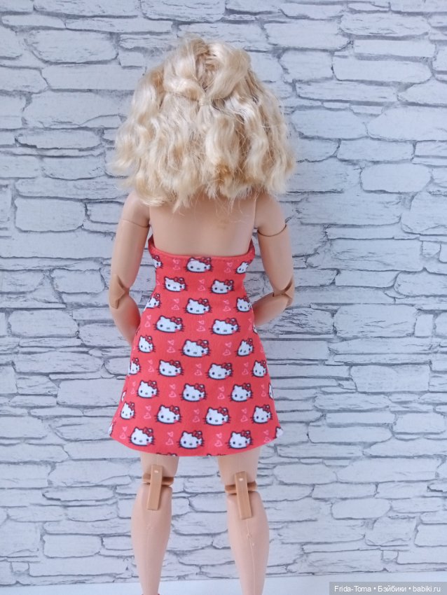 Платье Сарафан на Барби пышка и высокая хелло Китти (фото 2)