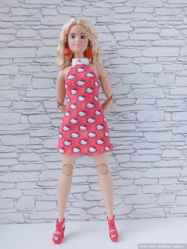 Платье Сарафан на Барби пышка и высокая хелло Китти (фото 4)
