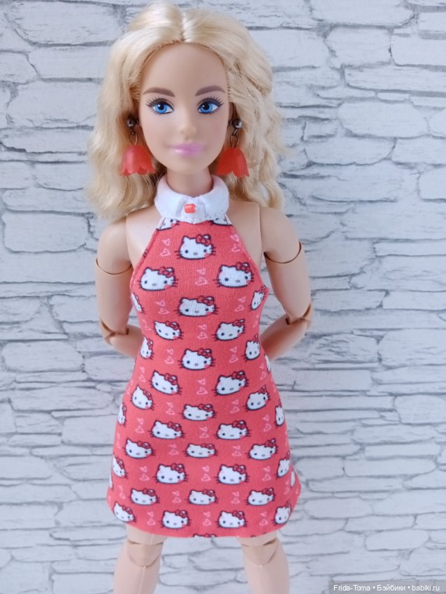Платье Сарафан на Барби пышка и высокая хелло Китти (фото 3)