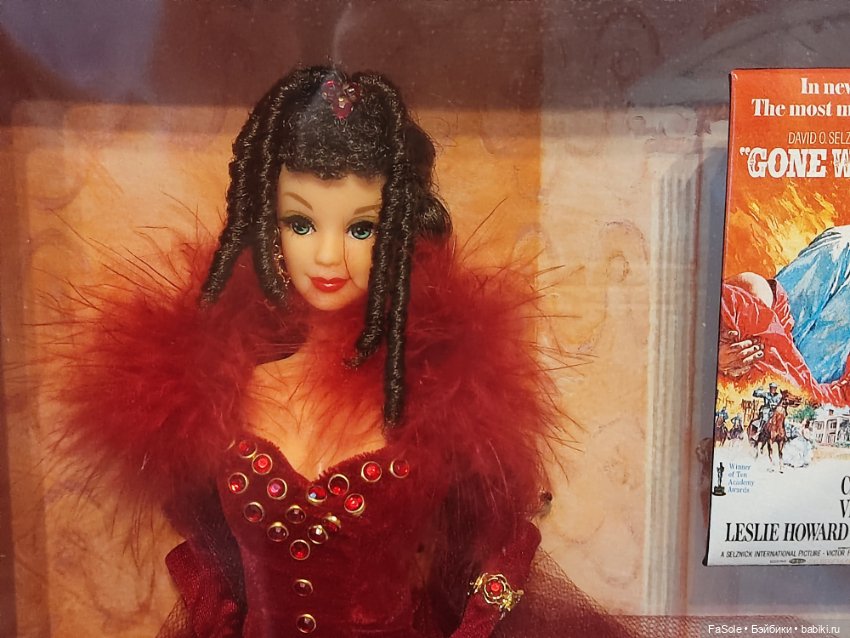 Барби Скарлетт О'Хара в красном платье (фото 5)