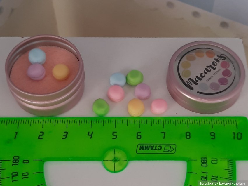 Пирожные в коробочке — Миниатюра для кукол (фото 3)