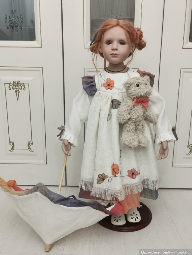 Бабетта с зонтиком и мишкой Тедди супер лимитированная (фото 3)