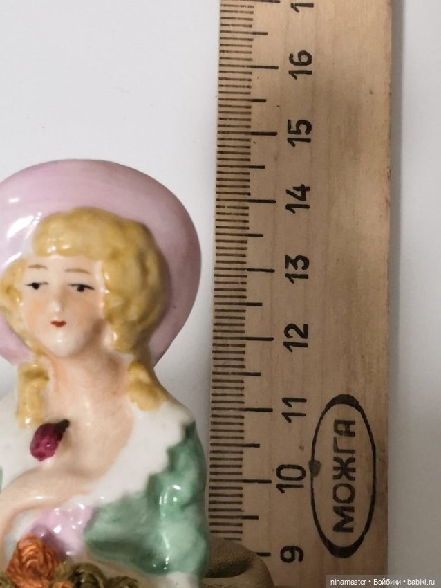Игольница, Half Doll- антикварная половинка 1910-1920
