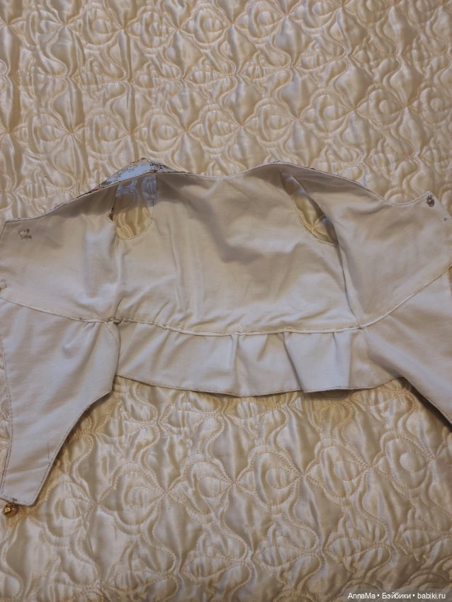 Жаккардовый жилет для большой куклы (фото 3)