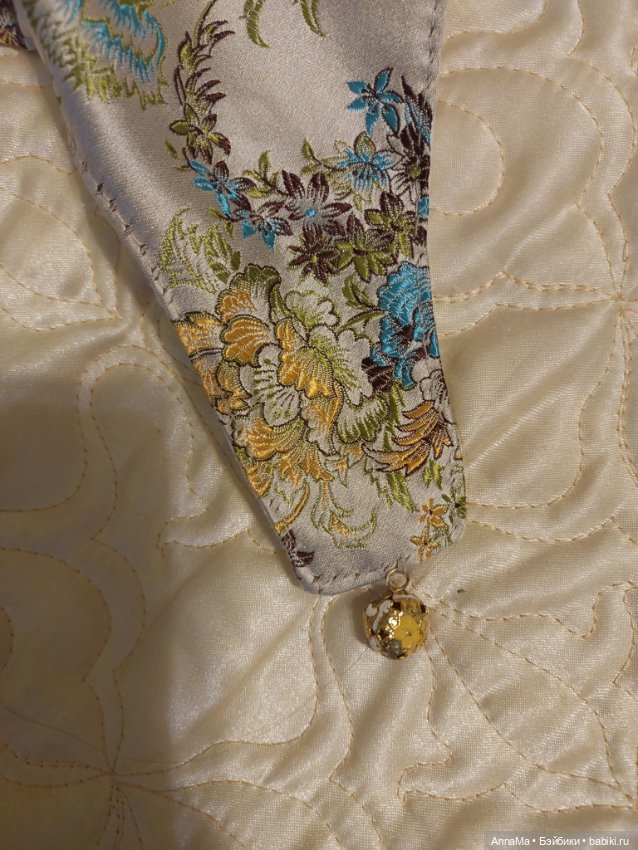 Жаккардовый жилет для большой куклы (фото 5)