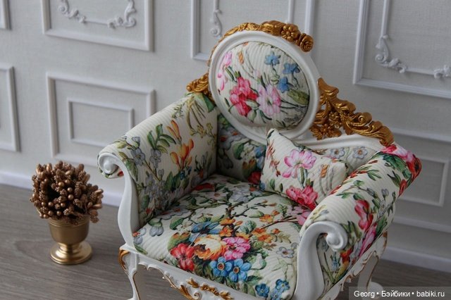 Кресло для кукол — Кукольная мебель (фото 3)
