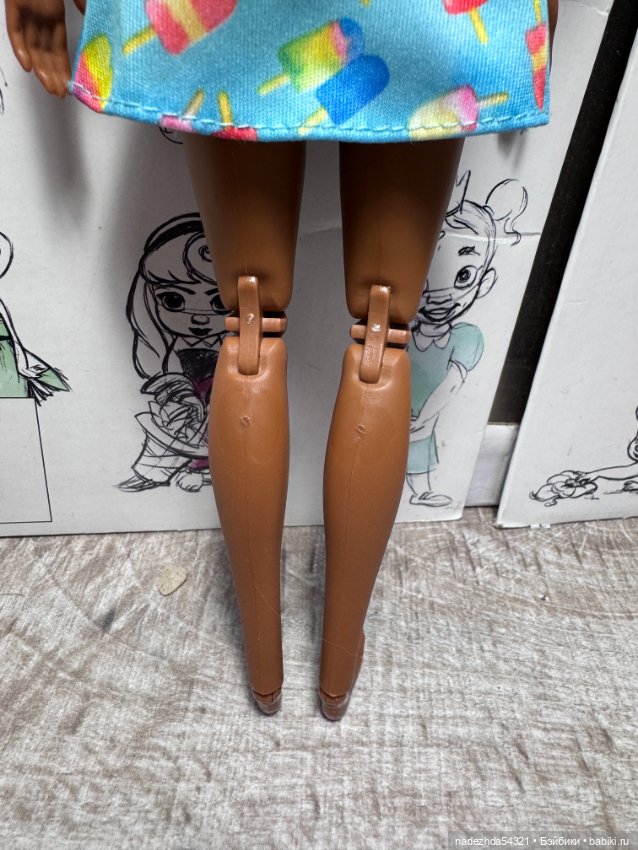 Барби из сета с холодильником на теле Джун