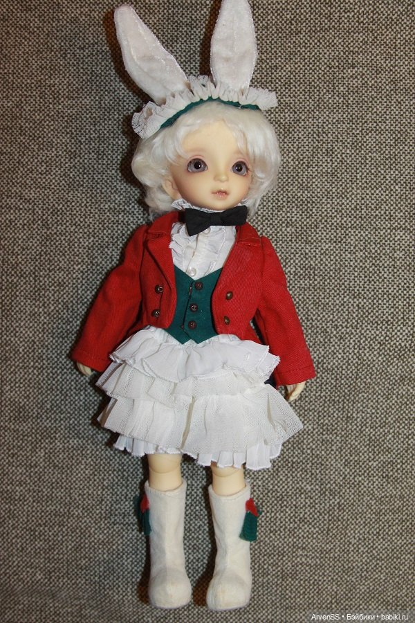 Лимитный VOLKS Super Dollfie Young SD Boy WHITE Rabbit SET (фото 6)